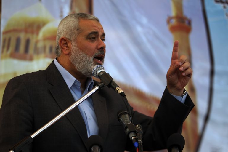 إسماعيل هنية رئيس المكتب السياسي لحركة المقاومة الإسلامية (حماس)