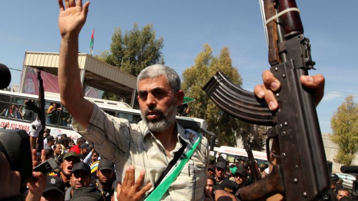 يحيى السنوار رئيس المكتب السياسي لحماس في قطاع غزة
