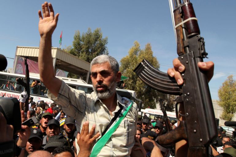 يحيى السنوار قائد حركة المقاومة الإسلامية (حماس) في قطاع غزة