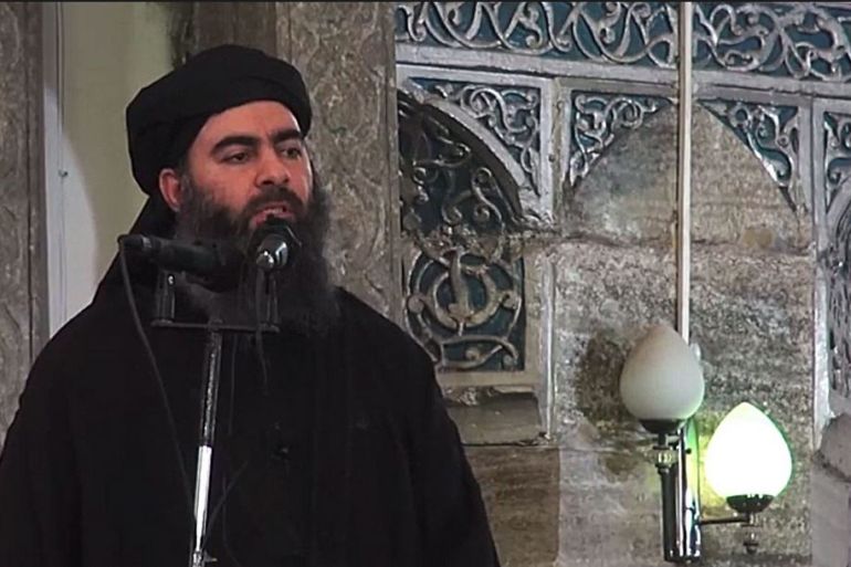 أبو بكر البغدادي زعيم تنظيم الدولة في العراق والشام 
