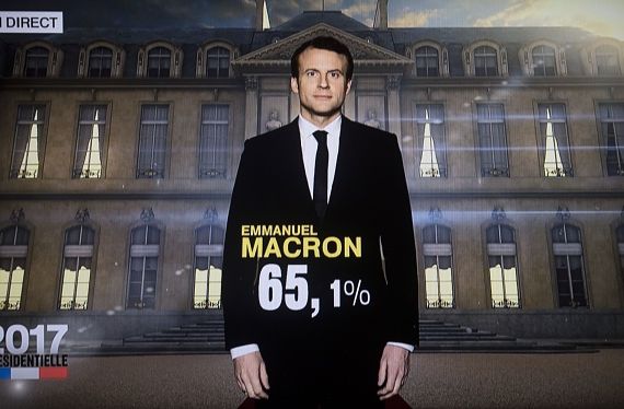 فوز إيمانويل ماكرون برئاسة فرنسا