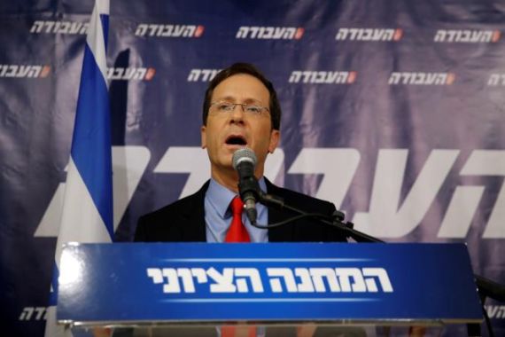 زعيم المعارضة الإسرائيلية يتسحاق هرتسوغ