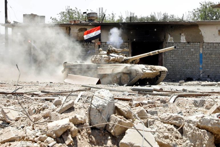 دبابة تابعة للجيش العراقي