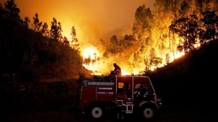 مصرع العشرات في حرائق غابات في البرتغال