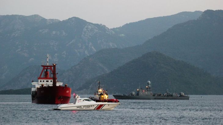 تركيا تتهم اليونان بأطلاق النار على سفينة تجارية