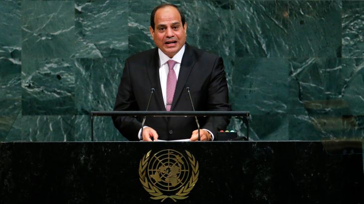 الرئيس المصري عبد الفتاح السيسي في خطابه أمام الاجتماع السنوي لزعماء العالم في الجمعية العامة للأمم المتحدة    
