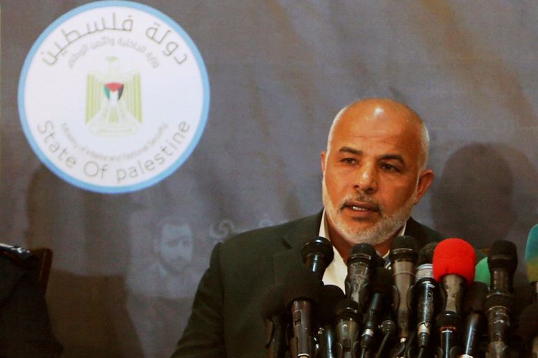 قائد قوى الأمن الداخلي في قطاع غزة اللواء توفيق أبو نعيم