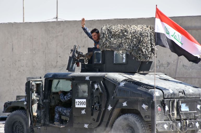 القوات العراقية تسيطر على  منطقة التون كوبري