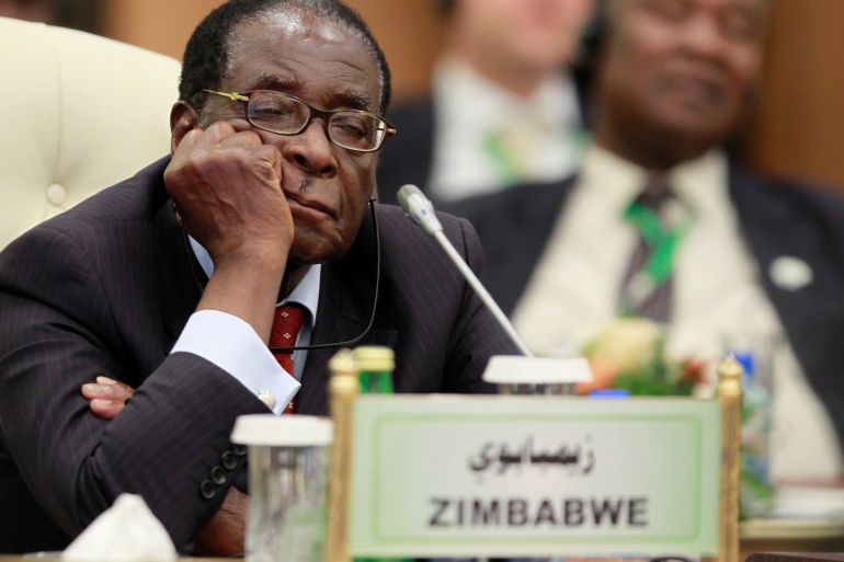 رئيس زيمبابوي المستقيل روبرت موغابي