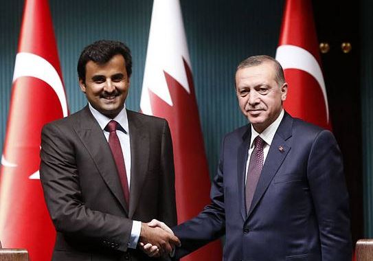 الرئيس التركي رجب طيب أردوغان وأمير دولة قطر الشيخ تميم بن حمد آل ثاني (أرشيفية)