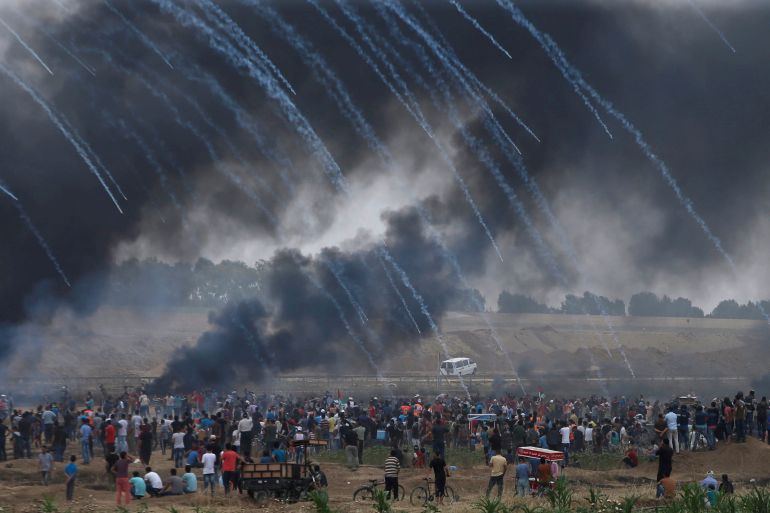 جيش الاحتلال الإسرائيلي ارتكب مجازر بحق المتظاهرين السلميين على حدود قطاع غزة