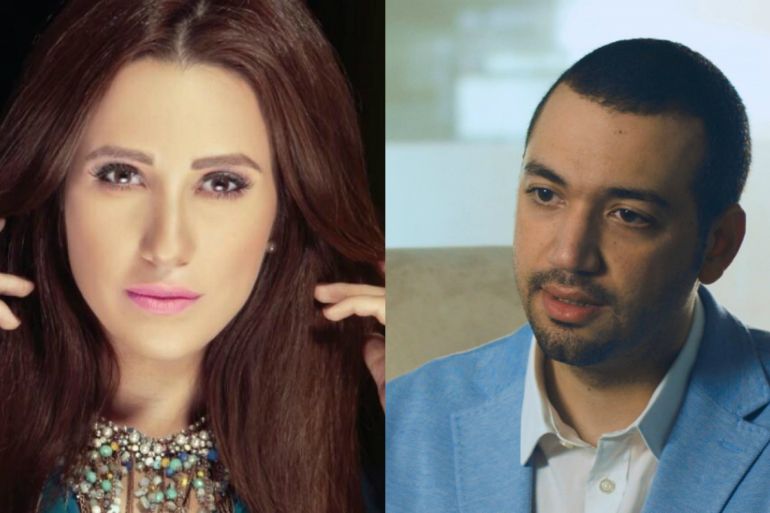 الداعية معز مسعود وزوجته الفنانة شيري عادل