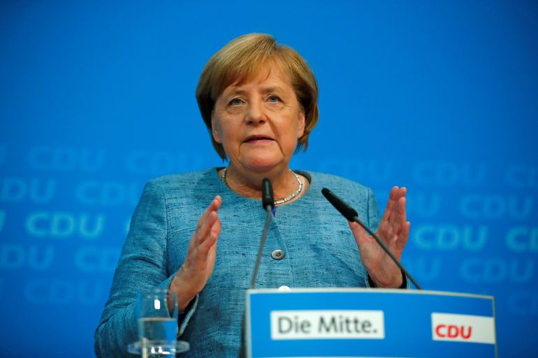المستشارة الألمانية أنغيلا ميركل قالت إن ألمانيا لن تصدر أسلحة للسعودية بسبب قضية خاشقجي  