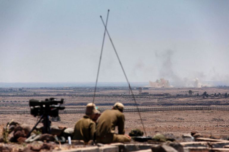 قوات الاحتلال الإسرائيلي في الجولان المحتل