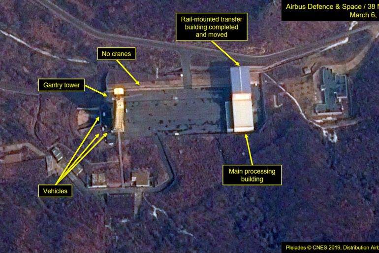 صور بالأقمار الصناعية لموقع إطلاق صواريخ في كوريا الشمالية