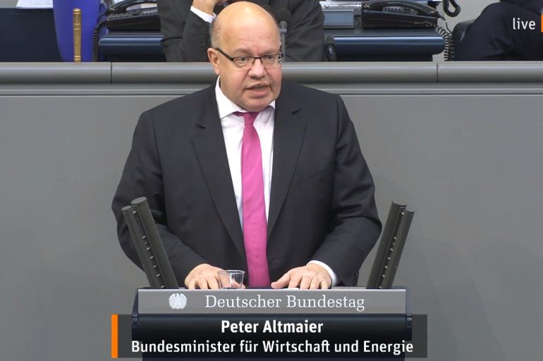 وزير الاقتصاد الألماني، بيتر ألتماير