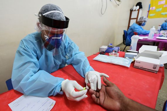 اختبارات لفيروس كورونا المستجد في البرازيل