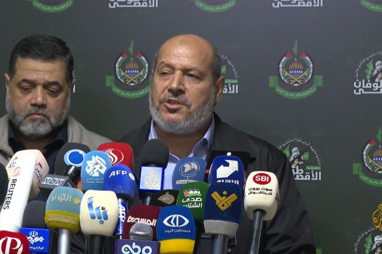 خليل الحية عضو المكتب السياسي لحركة المقاومة الإسلامية (حماس)