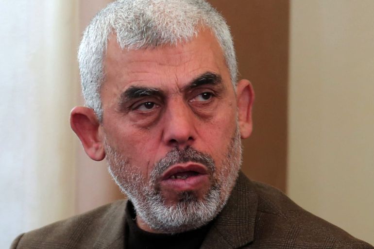 قائد حركة المقاومة الإسلامية (حماس) في غزة يحيى السنوار