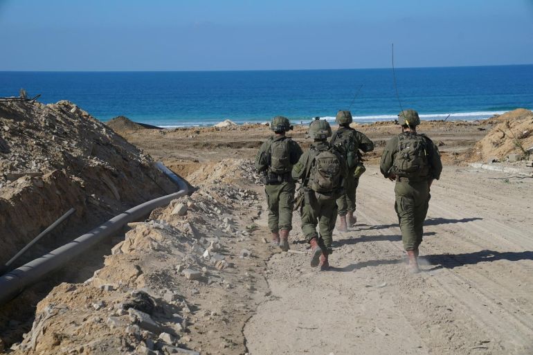 قوات من جيش الاحتلال الإسرائيلي في قطاع غزة