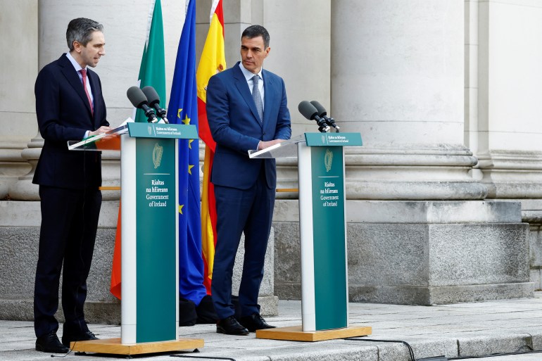 إسبانيا وإيرلندا تؤيدان الاعتراف بدولة فلسطينية مستقلة