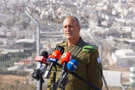 قائد المنطقة الوسطى في الجيش الإسرائيلي اللواء يهودا فوكس (تايمز أوف إسرائيل)