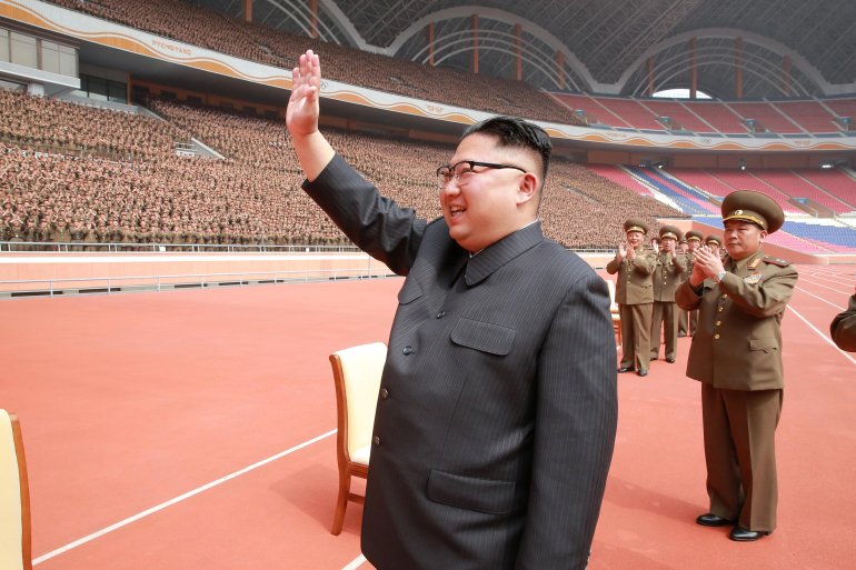 رئيس كوريا الشمالية كيم جونغ أون 