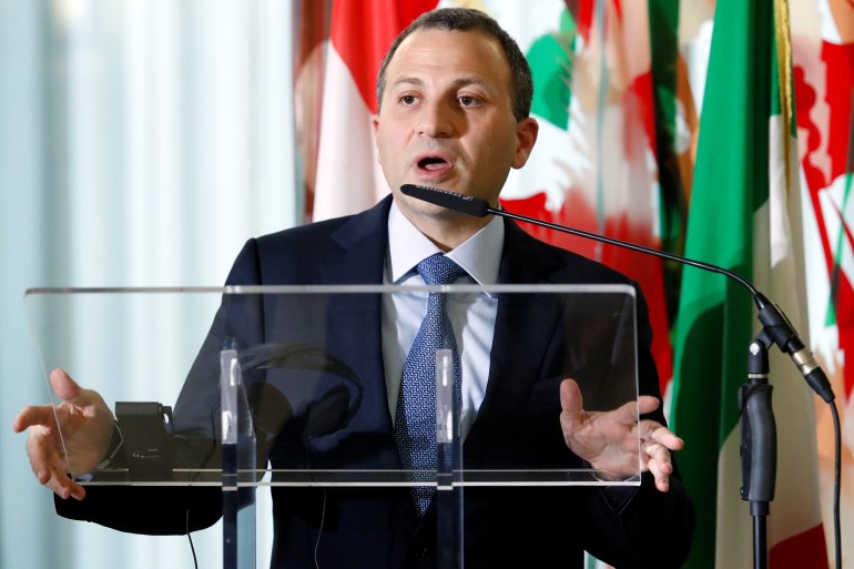 وزير الخارجية اللبناني جبران باسيل 