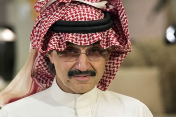 الملياردير السعودي الوليد بن طلال أحد الذين تم توقيفهم بالسعودية 