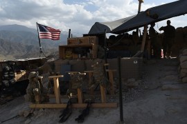 قوات أمريكية متمركزة شرقي أفغانستان