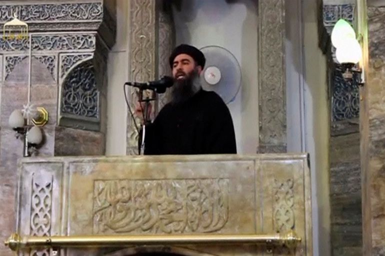 زعيم تنظيم الدولة أبو بكر البغدادي