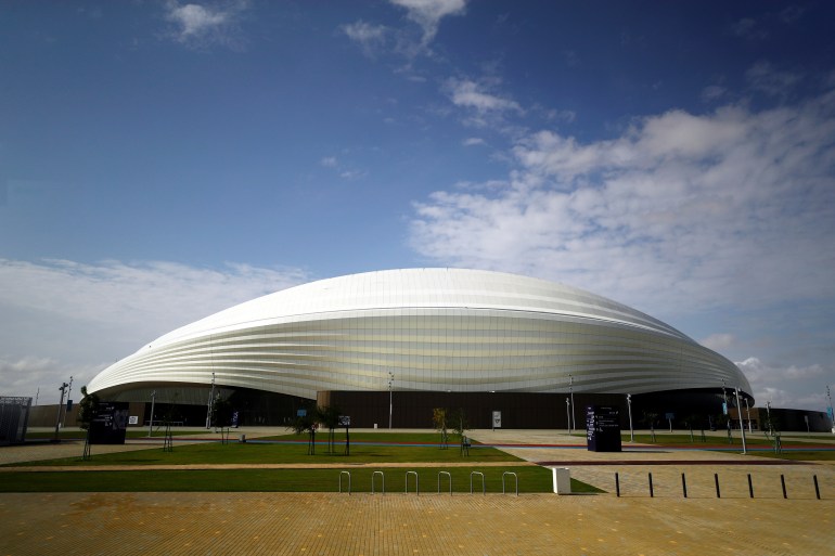 ستاد الوكرة أحد الملاعب التي تستضيف كأس العالم 2022 في قطر