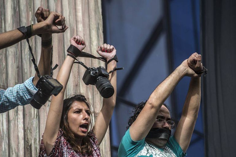 حرية الصحافة في مصر تعاني تدهورا لم تشهده من قبل