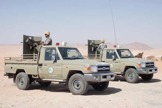 قوات الحرس الوطني السعودي على الحدود السعودية اليمنية