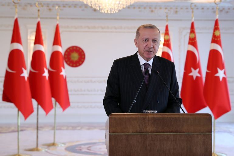 الرئيس التركي رجب طيب أرودغان