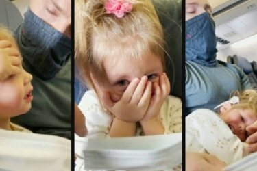 طرد زوجين من رحلة طيران بعد رفض طفلتهما ارتداء قناع الوجه