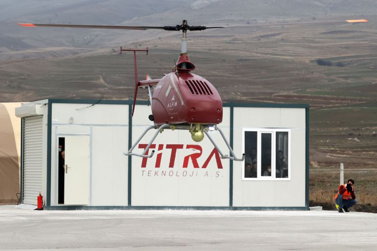 طائرة هليكوبتر بدون طيار من إنتاج تركيا للاستخدامات المدنية والعسكرية