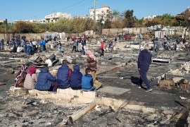 حرق مخيّم المنية يضاعف آلام اللاجئين السوريين