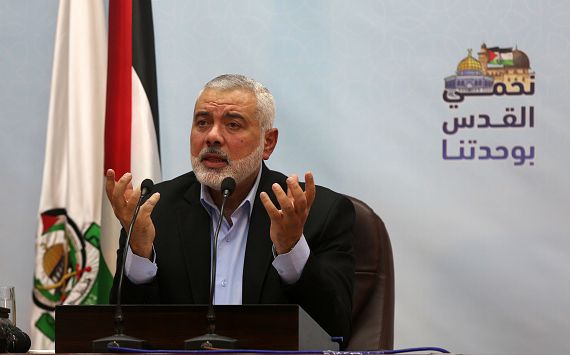 رئيس المكتب السياسي لحركة المقاومة الإسلامية "حماس"، إسماعيل هنية