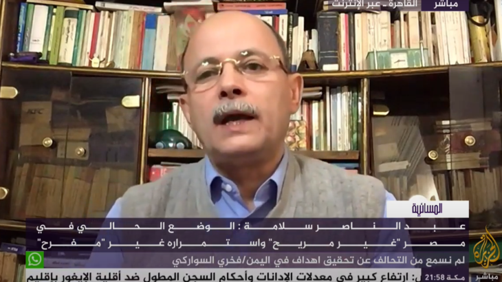 الصحفي المصري عبد الناصر سلامة رئيس تحرير جريدة (الأهرام) الأسبق