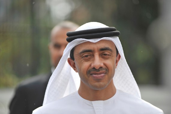 وزير الخارجية الإماراتي عبد الله بن زايد آل نهيان