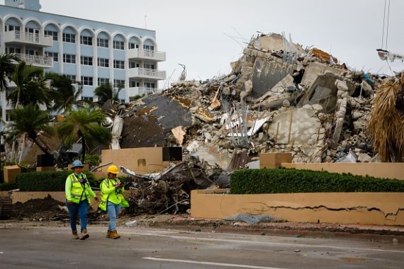 ارتفاع عدد القتلى جراء انهيار مبنى فلوريدا