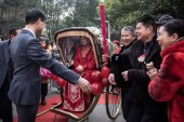 حفل زواج بمدينة ووهان في الصين