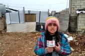 الشاعرة الصغيرة لجين معراوي من مخيم عرسال للاجئين في لبنان (مواقع التواصل)
