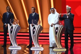 مراسم قرعة مونديال قطر 2022 (غيتي)