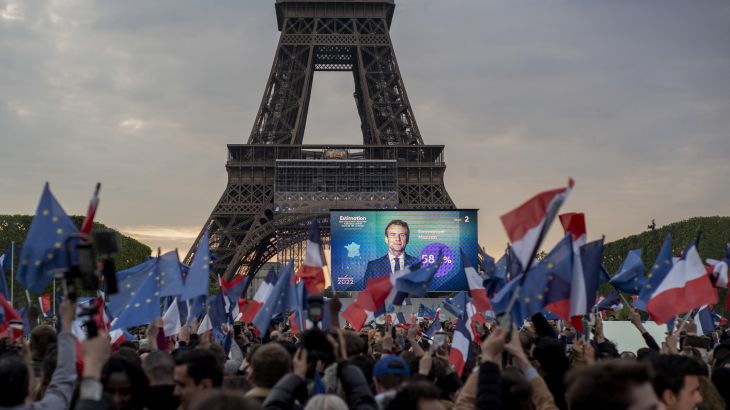 فوز إيمانويل ماكرون بفترة رئاسية ثانية ليصبح بذلك الرئيس الثامن للجمهورية الفرنسية الخامسة، وأول رئيس فرنسي يعاد انتخابه لولاية ثانية خلال 20 عاما.