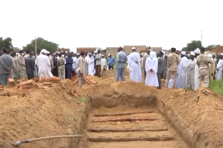 تشييع جثامين القتلى في السودان