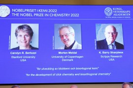 إعلان جوائز نوبل للكيمياء لعام 2022