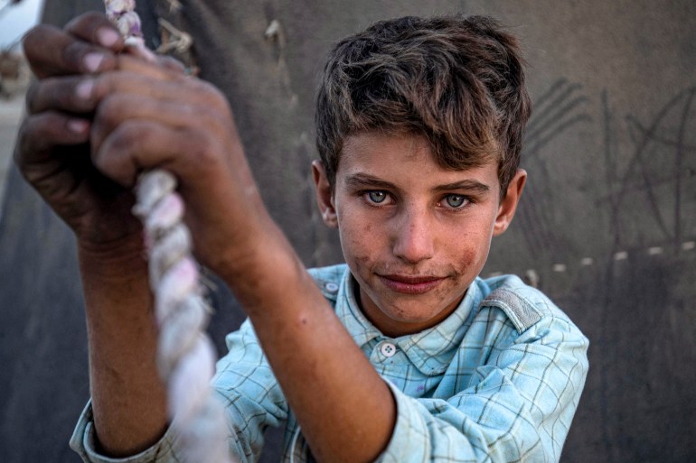 سوريا طفل نازح
