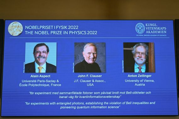 جائزة نوبل للفيزياء 2022
